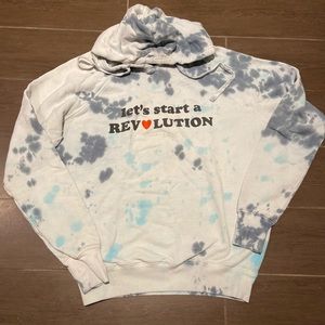 Spiritual gangster tie dye sweatshirt